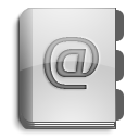 Addressbook, contacts Gainsboro icon