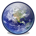 globe MidnightBlue icon