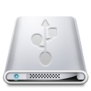 Usb, drive LightGray icon