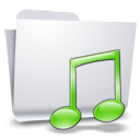 music, Folder Gainsboro icon