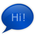 communicate RoyalBlue icon