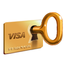 payment, Unlock, secure SandyBrown icon