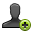 user, Add DarkSlateGray icon