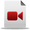 File, walk, video, Camera Silver icon