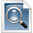 search, Readme, Text DarkGray icon