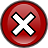 stop, gtk, Dialog, Error DarkRed icon