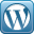 Wordpress, Blue Icon