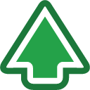 Up, Direction ForestGreen icon