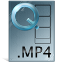 Mp4 DimGray icon