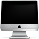 Imac, screen, off, monitor, Computer Black icon