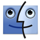 Os, Finder, mac SteelBlue icon