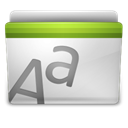 Font, Folder Gainsboro icon