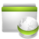 web, Folder Gainsboro icon