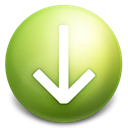Arrow, Down, grey OliveDrab icon