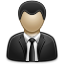 Business man, consultant, user, Man, Client, male DarkSlateGray icon
