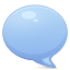 Chat, Bubble, talk SkyBlue icon