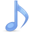 music, itunes CornflowerBlue icon