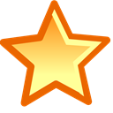 bookmark, Favorite, star Black icon