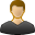 Man, user, male DarkSlateGray icon