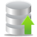 Database, upload DarkGray icon