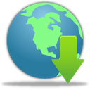globe, download SteelBlue icon