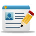 create profile, edit profile, sign, edit user, edit account, Create account Gainsboro icon