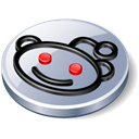 Reddit Black icon