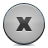 grey, button, Close Silver icon