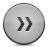 button, grey, fastforward Silver icon