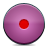 pink, button, record PaleVioletRed icon