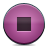 pink, stop, button PaleVioletRed icon