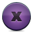 button, Close, violet Icon
