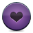 button, violet, Heart DarkSlateBlue icon