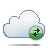 exchange, Cloud Lavender icon