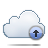 Cloud, upload Lavender icon