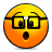 nerd, emote DarkOrange icon