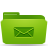 green, Folder, mails OliveDrab icon