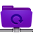 Folder, backup, violet, Remote Icon