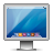 screen, Aqua, glossy Icon