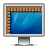 screen, rulers DarkCyan icon