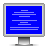 screen, windows Blue icon