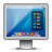 glossy, mac, Display, screen LightSlateGray icon