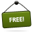 sign, free, green Icon