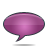 pink, speech, Bubble PaleVioletRed icon