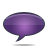 violet, Bubble, speech DarkSlateBlue icon
