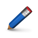 Edit, write, pencil Black icon