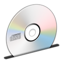 Cd, disc Black icon