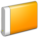 drive, External Orange icon