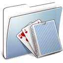 card, smooth, Folder, Graphite, deck LightSteelBlue icon