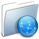 Folder, Sites, smooth, Graphite LightSteelBlue icon